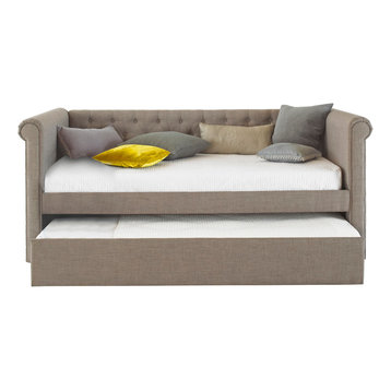 Emily Chesterfield Day Bed, Without Mattress