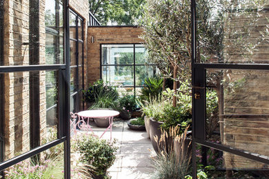 Inspiration for an industrial patio in London.