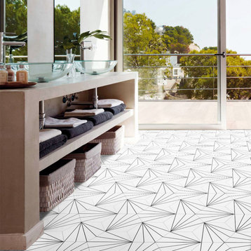 Aster Hex Blanco Porcelain Floor and Wall Tile