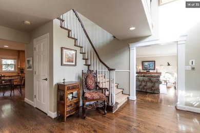 Inspiration for a timeless entryway remodel in Detroit
