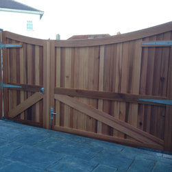 A series of timber gates - Home Fencing And Gates