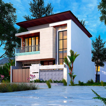 Desain Rumah Minimalis - Medan (Mr. Rizal)
