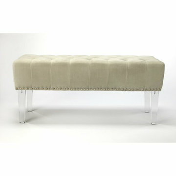 Clear Lucite Acrylic Benches