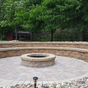 Cannon Lake Firepit Patio & Outdoor Kitchen