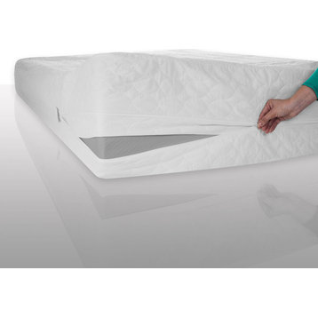 Bed Bug and Dust Mite Cotton Mattress Protector, Twin