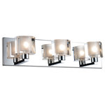 CWI Lighting - Tina 3 Light Wall Sconce With Chrome Finish - Change the look and feel of your bathroom by updating the existing lighting. Install this Tina 3 Light Wall Sconce above your vanity mirror for an elegant glow in your make-up area. Clean up and get ready for the day not just with proper lighting but also with one that's stylish and ambiance-boosting.  Feel confident with your purchase and rest assured. This fixture comes with a one year warranty against manufacturers defects to give you peace of mind that your product will be in perfect condition.