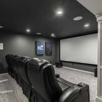 Basement Transformation | Theater | Game Room | Guest Bedroom | Full Bathroom