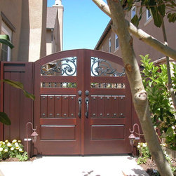 Designer Wood Gates - Home Fencing And Gates