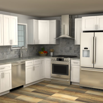 LessCare Kitchen Cabinets - 10x10 Layouts