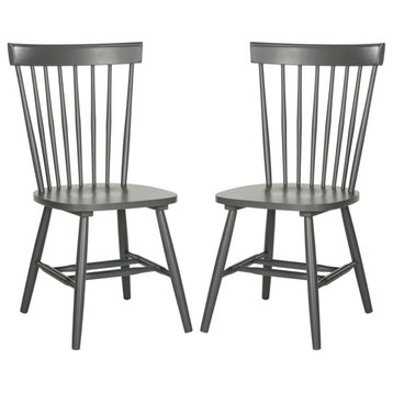 Parker 17''H Spindle Dining Chair (Set Of 2), Amh8500G-Set2