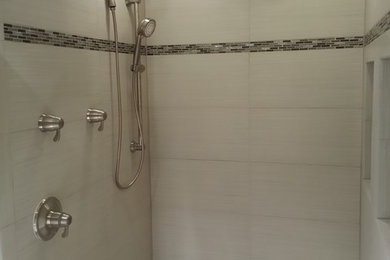 Inspiration for a modern bathroom remodel in Denver