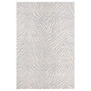 Unique Loom Meghan Finsbury Rug, Gray and Ivory, 5'3"x8'