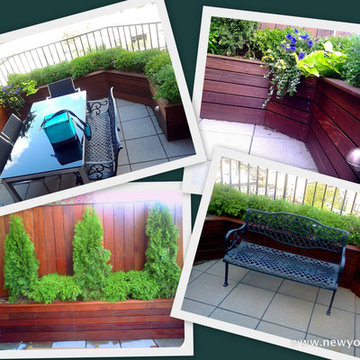NYC Rooftop Garden - Roof Deck and Outdoor Dining