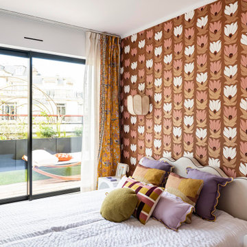 Penthouse de 172m² et sa terrasse de 135m², quartier Passy, Paris 16e