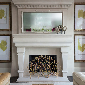 Anthony Michael Interior Design: Fireplace Detail