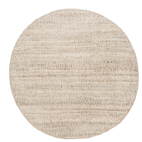 Nuloom Elfriede Farmhouse Jute Blend Area Rug, Natural 4'round
