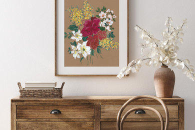 Botanical Gouache Artwork