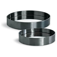 Round Tray Set (S/2), Ebony