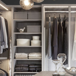 High & Low Hanging Sections - Closet Storage