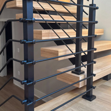 Project #147 | Modern Staircase with Seattle Style Stringer