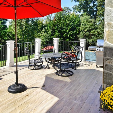 Exterior Remodel Turns Home Backyard into Gorgeous Retreat in Great Falls, Va