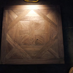 Walnut Bordeaux Pattern- Custom Hand-scraped - Hardwood Flooring
