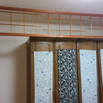 いろりの間 欄間