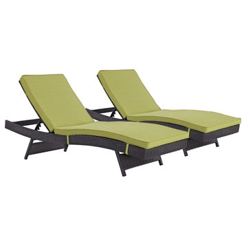 Convene Outdoor Sectional: Durable Rattan Lounge Chair Set - All-Weather Cushion