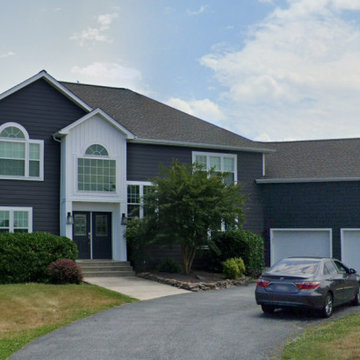 Alside Ascend Cast Iron, Alside Mezzo Windows, GAF Timberline Weathered Wood