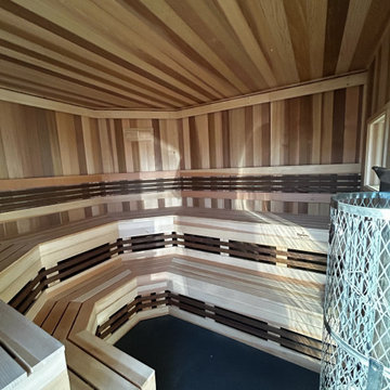 Octagon Outdoor Sauna
