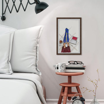 "Lazy Christmas Sunday" Framed Painting Print