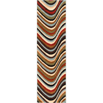 Well Woven Mystic Earth Modern Natural 2'x7'3" Runner Area Rug