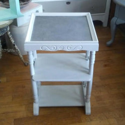 Refurbished Table in Gray - Side Tables And End Tables