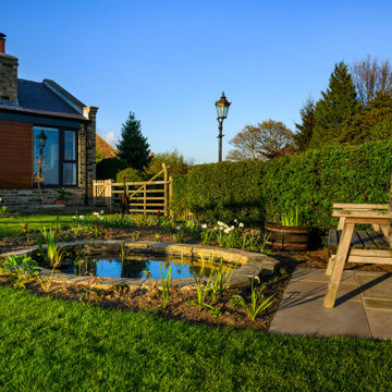 Jardín en el campo de Yorkshire, RU