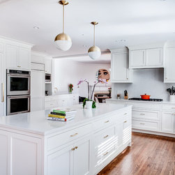 Short Hills, NJ &ndash; Transitional &ndash; White Kitchen Cabinets - Kitchen Cabinetry