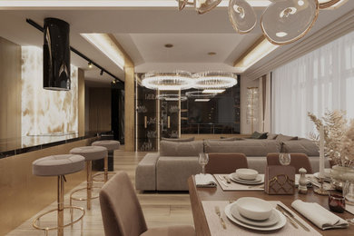 6-Room Apartment Design With 240 m² Floor Area