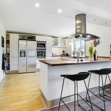 75 Kitchen with Brown Countertops - May, 2026