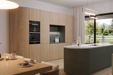 Inspiration for a world-inspired kitchen in Surrey.