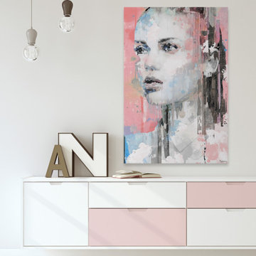 "Imperfection is Beauty" Painting Print on Wrapped Canvas