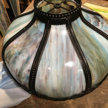 Antique lamp repair