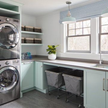 Northshore MA Whole House Remodel Laundry Room