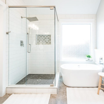 Bright & Airy Master Bathroom