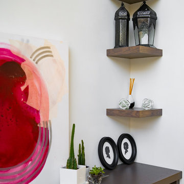 Custom Floating Display Shelves