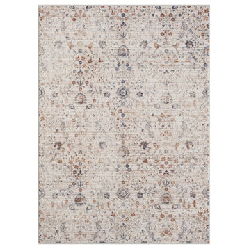 Alistaire Ivory/Multicolor Floral Classic, Ivory/Rust/Multi, 10' X 13'10"