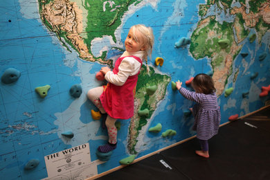Example of an eclectic kids' room design in Seattle