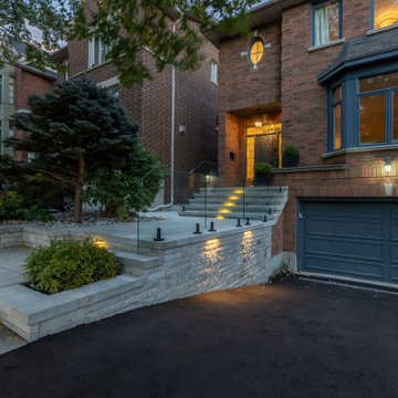 2022 Design Gallery - Driveway and Modern Front Steps