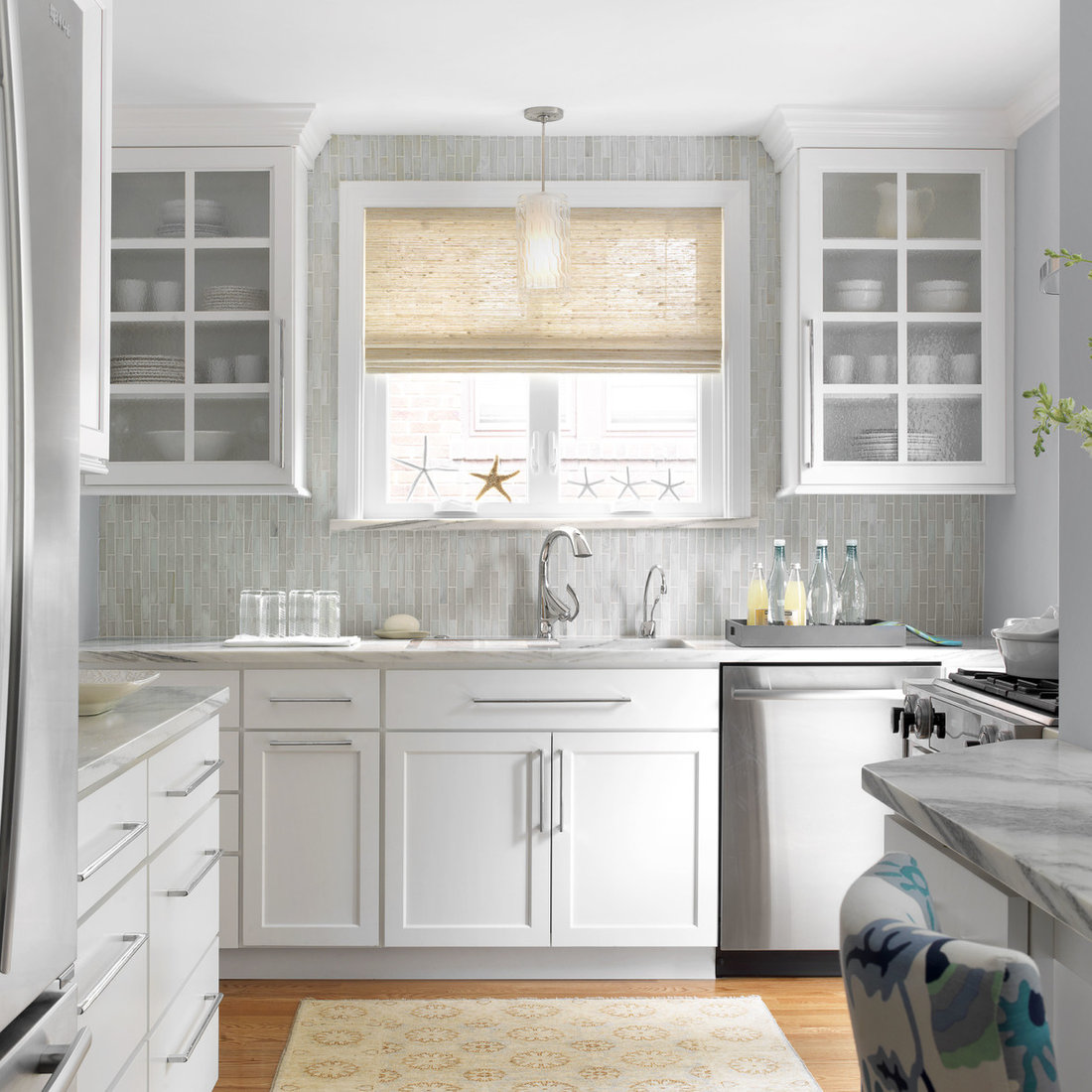 White Beachy Kitchen
