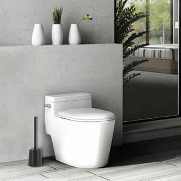 Bathroom Accessory Set, 4 Piece, Black, Toilet Bowl Brush Only