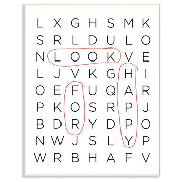 Happy Crossword Family Inspirational Word, 10"x15"