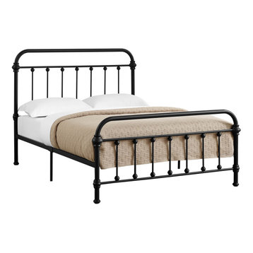 Offex OFX-504246-MO Full Size Bed Frame Black Metal Frame Only